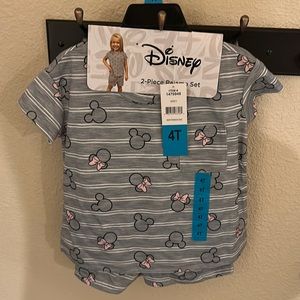 Disney 2 piece pj set
